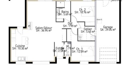 Le Rouget Maison neuve - 2149592-4509modele1020250506ybQT0.jpeg Maisons France Confort