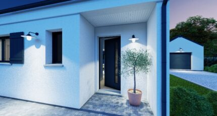 BREVA 90 m² garage 40868-11295modele1020250519iVIev.jpeg - Maisons France Confort