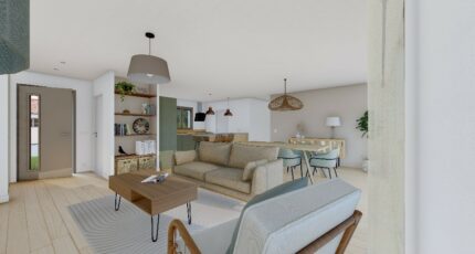 BREVA 90 m² garage 40868-11295modele1020250519SFS6d.jpeg - Maisons France Confort