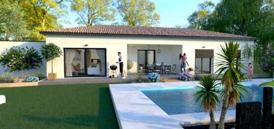 Maison neuve à Barjac, Occitanie