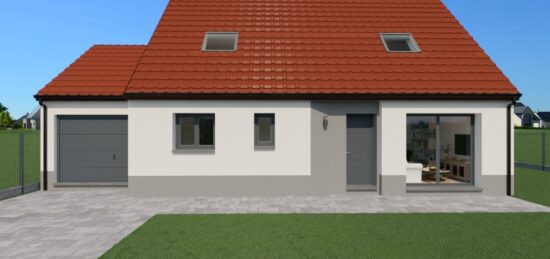 Maison neuve à Menneville, Hauts-de-France