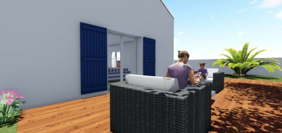 Maison neuve à Saint-Gilles-Croix-de-Vie, Pays de la Loire