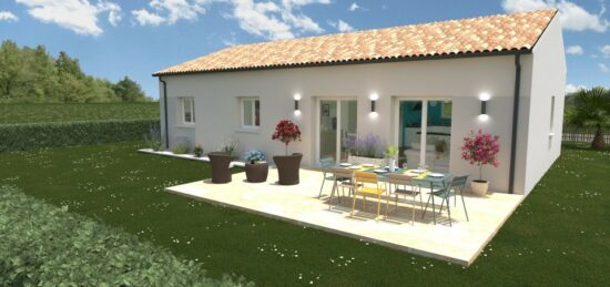 Maison neuve à Saint-Martial, Nouvelle-Aquitaine