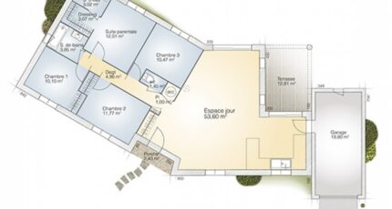 Pézenas Maison neuve - 2118465-269041_plan-maison-emeraude-115-elegance.jpg Maisons France Confort
