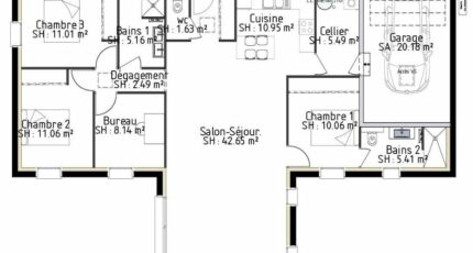 Loubressac Maison neuve - 2150044-4509modele10202505063NOvE.jpeg Maisons France Confort