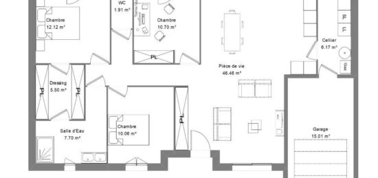 Maison neuve à , Indre-et-Loire