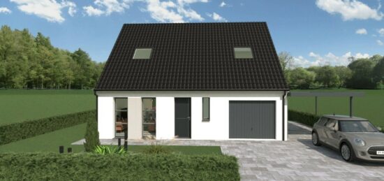Maison neuve à Guînes, Hauts-de-France