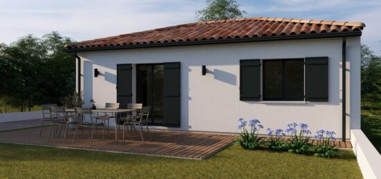 Maison neuve à Salles, Nouvelle-Aquitaine