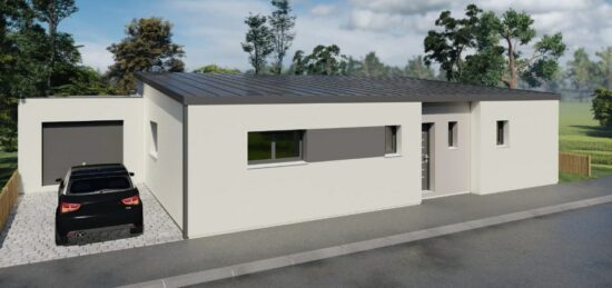 Maison neuve à Jarzé, Pays de la Loire