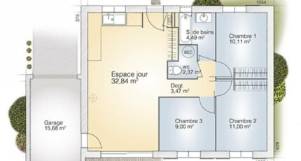 Bassan Maison neuve - 2187096-269374_plan-maison-opale-ga-73-f-elegance.jpg Maisons France Confort