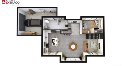 Saint-Martin-Saint-Firmin Maison neuve - 2190495-3510modele920210906KGZ16.jpeg Maisons France Confort
