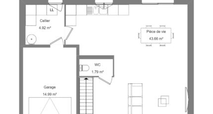 Mettray Maison neuve - 2172198-9897modele820230619fP0Jb.jpeg Maisons France Confort