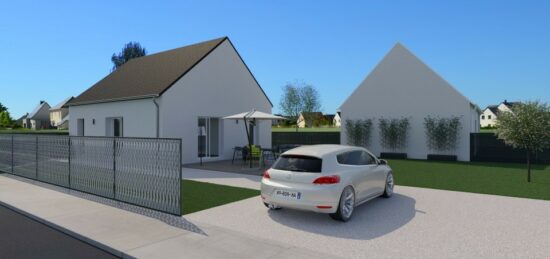 Maison neuve à Saint-Laurent-en-Gâtines, Centre-Val de Loire