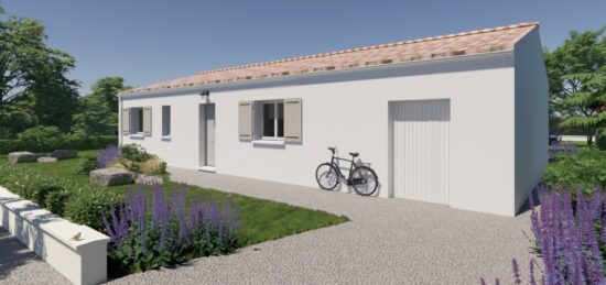 Maison neuve à Chaniers, Nouvelle-Aquitaine