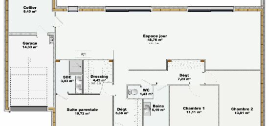 Maison neuve à , Array