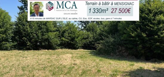 Terrain à bâtir à Marsac-sur-l'Isle, Nouvelle-Aquitaine