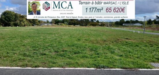 Terrain à bâtir à Marsac-sur-l'Isle, Nouvelle-Aquitaine