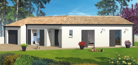 Maison neuve à Croix-Chapeau, Nouvelle-Aquitaine