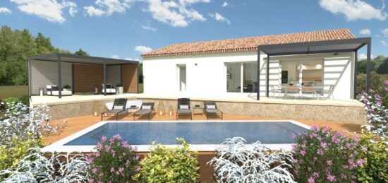 Maison neuve à Laurac-en-Vivarais, Auvergne-Rhône-Alpes