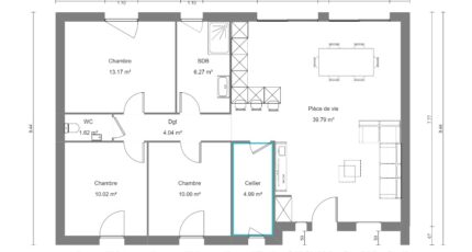 Courchelettes Maison neuve - 2173023-7246modele820211227hi0Rr.jpeg Maisons France Confort