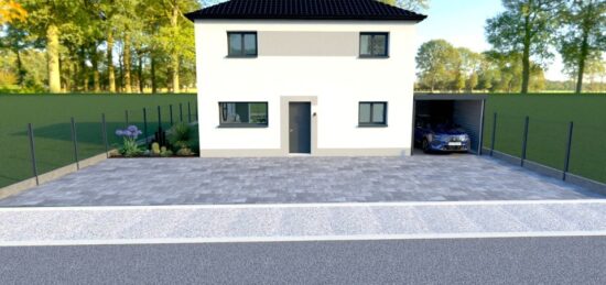 Maison neuve à Oignies, Hauts-de-France