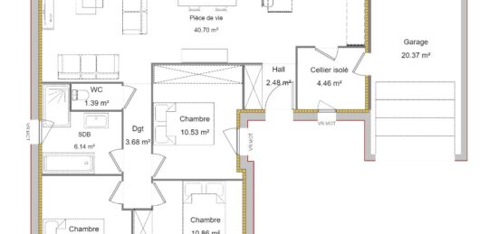 Maison neuve à Nœux-les-Mines, Hauts-de-France