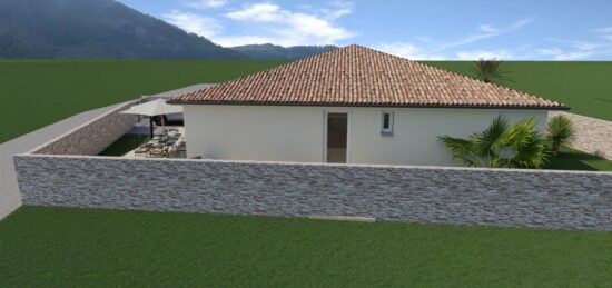 Maison neuve à Villesèquelande, Occitanie