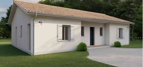 Maison neuve à Uzeste, Nouvelle-Aquitaine