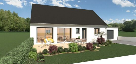 Maison neuve à Loperhet, Bretagne