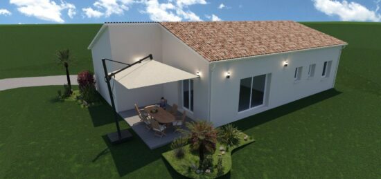 Maison neuve à Nontron, Nouvelle-Aquitaine