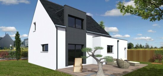 Maison neuve à Merlevenez, Bretagne