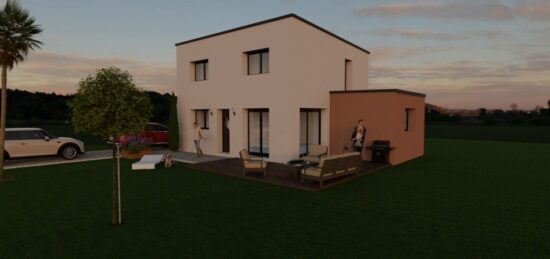 Maison neuve à Saint-Aubin-d'Aubigné, Bretagne