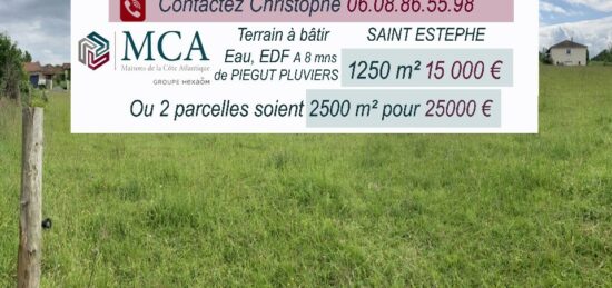Terrain à bâtir à Piégut-Pluviers, Nouvelle-Aquitaine