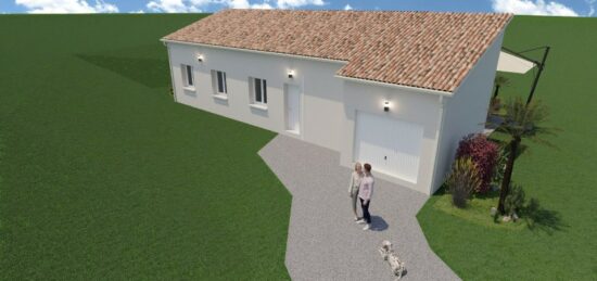 Maison neuve à Mussidan, Nouvelle-Aquitaine