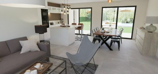 Maison neuve à Saint-Jean-de-Maruéjols-et-Avéjan, Occitanie