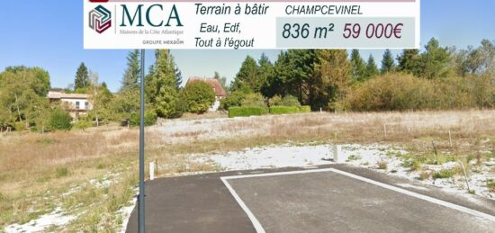 Terrain à bâtir à Champcevinel, Nouvelle-Aquitaine