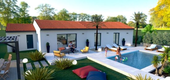 Maison neuve à Pia, Occitanie