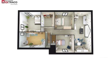 Saint-Martin-aux-Chartrains Maison neuve - 2238457-3510modele1020210805Cyzge.jpeg Maisons France Confort