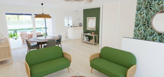 Maison neuve à Lagorce, Auvergne-Rhône-Alpes