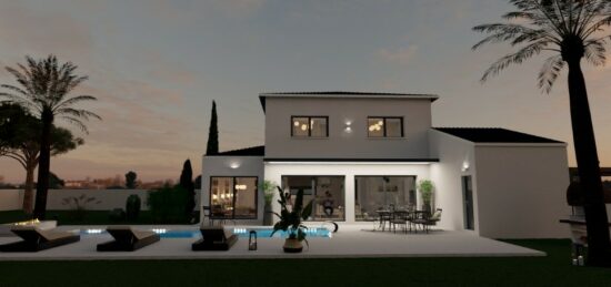Maison neuve à Narbonne, Languedoc-Roussillon
