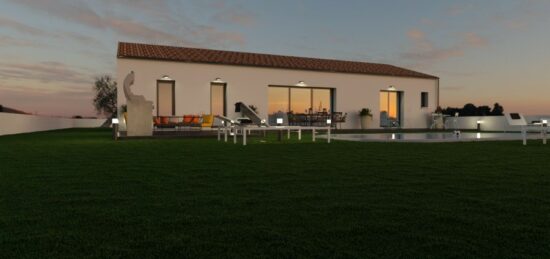 Maison neuve à Argens-Minervois, Languedoc-Roussillon