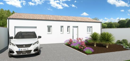 Maison neuve à Ballon, Nouvelle-Aquitaine