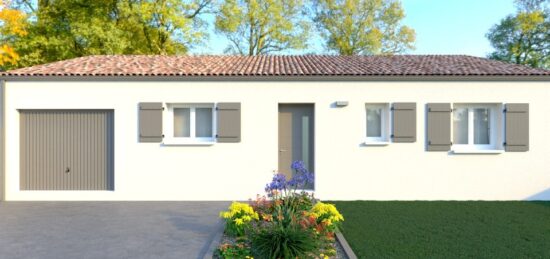 Maison neuve à Ballon, Nouvelle-Aquitaine