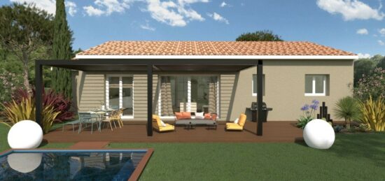 Maison neuve à Ginestas, Occitanie