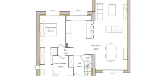 Maison neuve à , Pas-de-Calais
