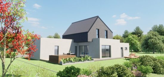 Maison neuve à Houssen, Grand Est