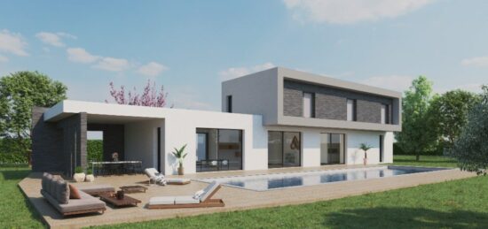 Maison neuve à Issenheim, Grand Est