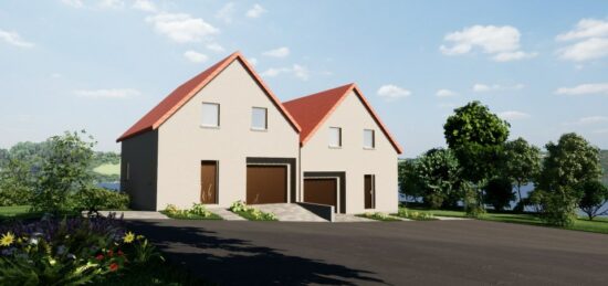 Maison neuve à Osthoffen, Grand Est