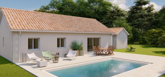 Maison neuve à Saint-Hilaire-de-Lusignan, Nouvelle-Aquitaine