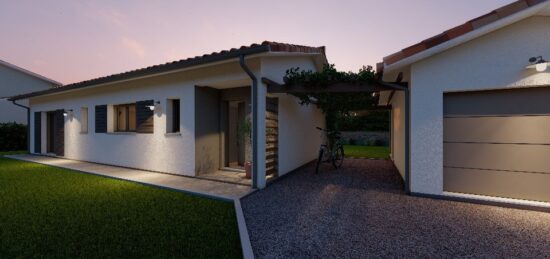 Maison neuve à Saint-Pierre-de-Mons, Nouvelle-Aquitaine